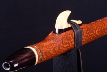 Leopardwood Native American Flute, Minor, Mid B-4, #H30K